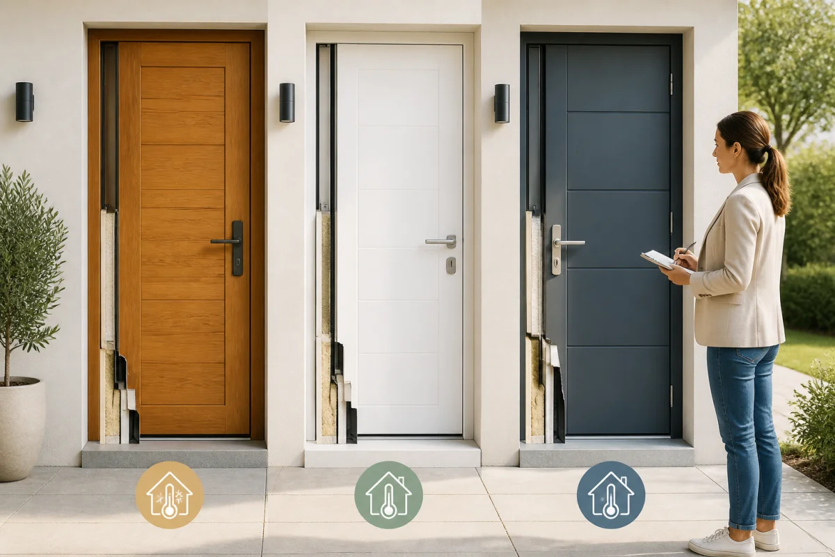 Comment choisir une porte d’entrée isolante